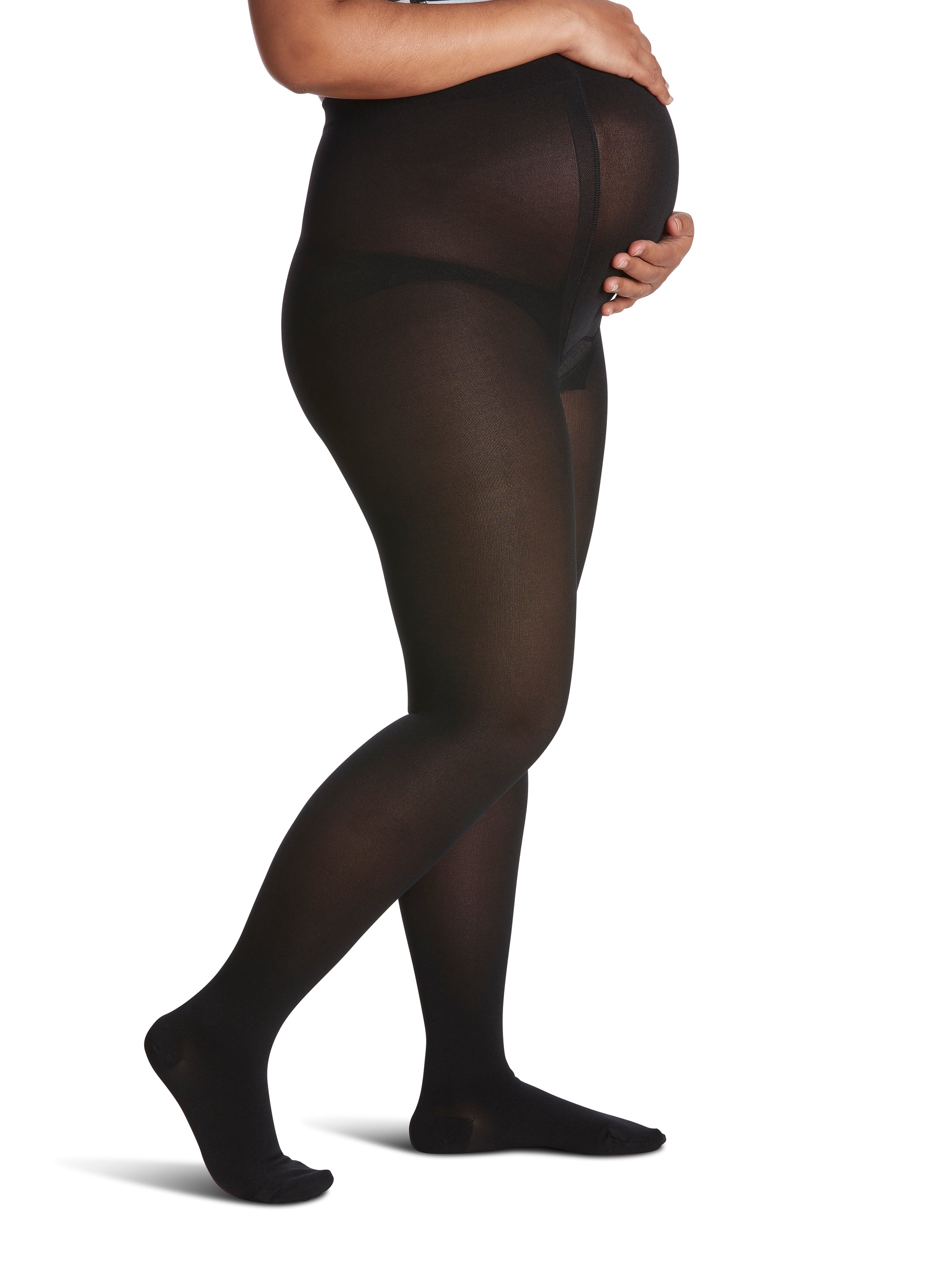 Women's Essential Opaque Plus or Maternity Pantyhose