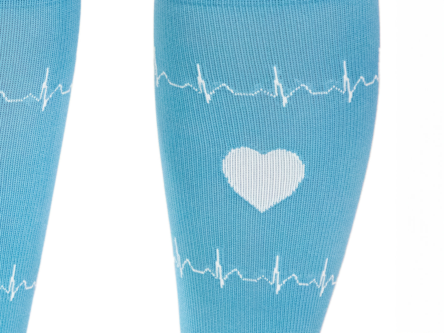 Close-up detail image to show texture of SIGVARIS GROUP Microfiber Shades Nurses Rock Sock